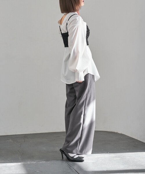 Mavie..7（メヴィセットゥ） スラックス パンツ 「Mavie..7