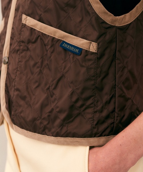 LAVENHAM（ラベンハム） ベスト ジレ Unwadded Cropped Raydon Gilet