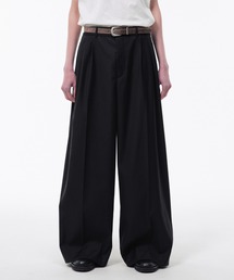 CAMPHOR WOOD ワイドパンツ スラックス 3 TUCK WIDE BAGGY SLACKS / 3