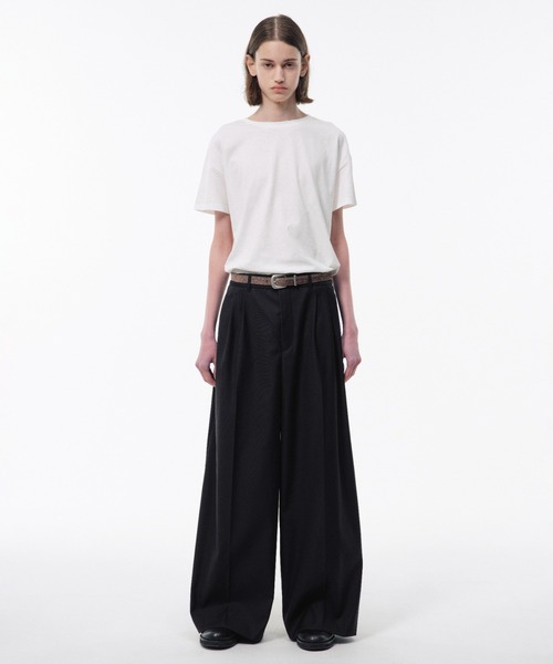 Camphor wood ワイドパンツ スラックス 3 TUCK WIDE BAGGY SLACKS / 3