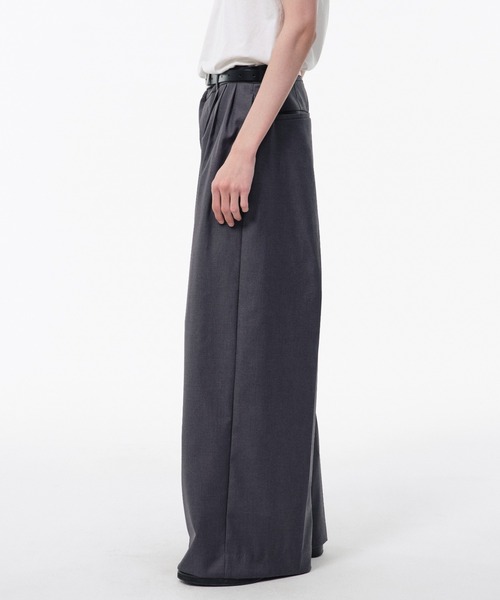 CAMPHOR WOOD ワイドパンツ スラックス 3 TUCK WIDE BAGGY SLACKS / 3