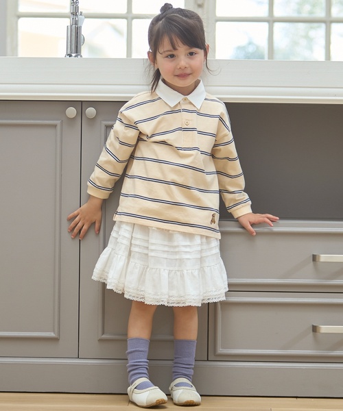 petit main スカート フリルティアードスカート キッズ 子供服 女の子