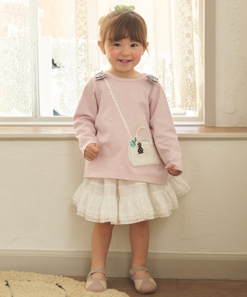 petit main スカート フリルティアードスカート キッズ 子供服 女の子