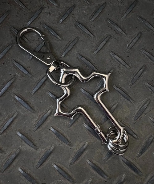 キーホルダー 「Never mind the XU」cross carabiner / 「ネバー