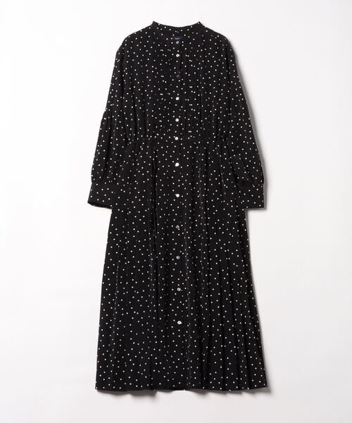 「SHIPS」 長袖ワンピース MEDIUM ブラック レディースの画像