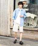 ワイドパンツ ハーフパンツ パンツ 短パン 接...の詳細画像4