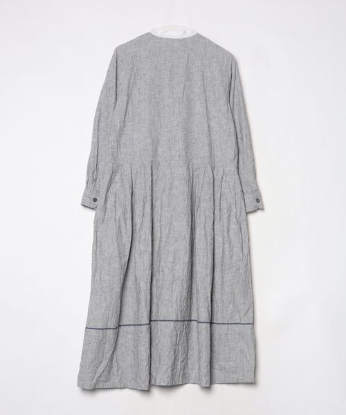 「Sunny clouds」 長袖ワンピース L グレー レディース_画像2