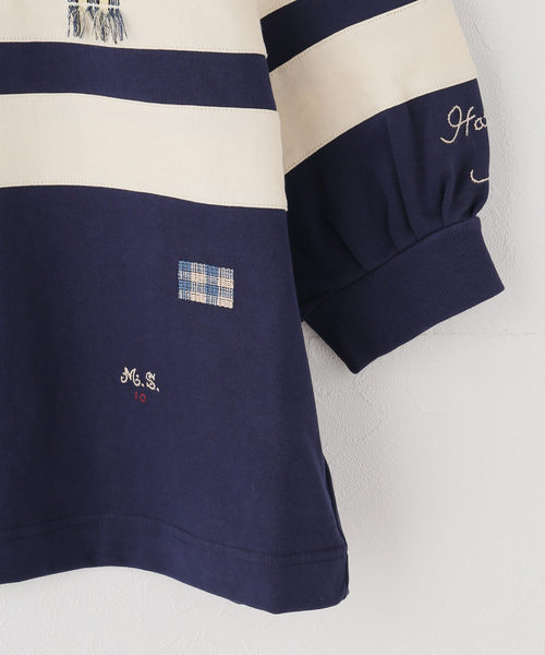 tシャツ Sea New York/シー ニューヨーク CLAIRA EMB RUGBY SHIRT レディースの画像