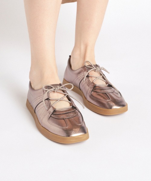 「Lucida」 ローカットスニーカー 38 シルバー レディース_画像4