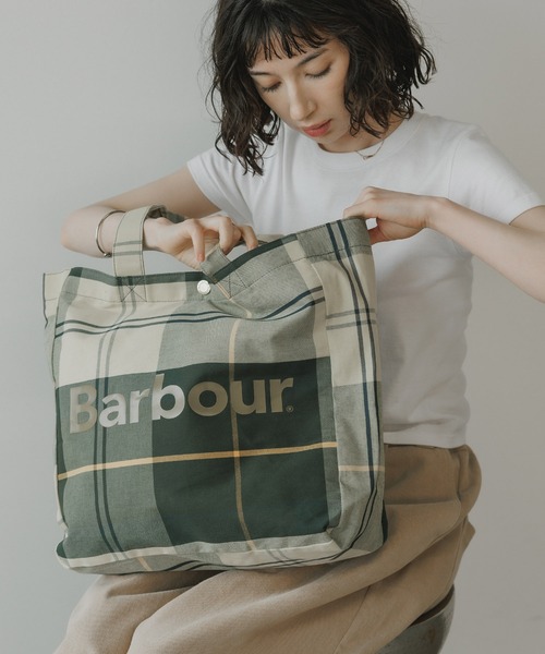 Barbour（バブアー） トートバッグ Telfield tartan tote bag タータン