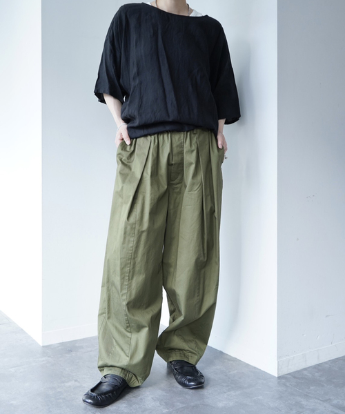 パンツ ツイル シームパンツ レディースの画像