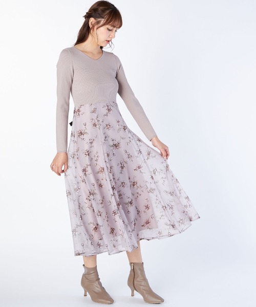 「LAISSE PASSE」 ドッキングワンピース SMALL ライトブルー レディース_画像3