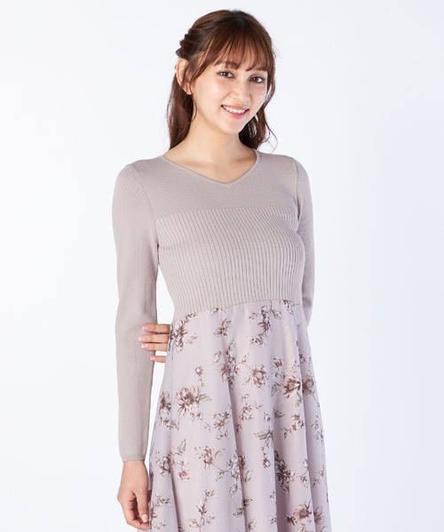 「LAISSE PASSE」 ドッキングワンピース SMALL ライトブルー レディース_画像4
