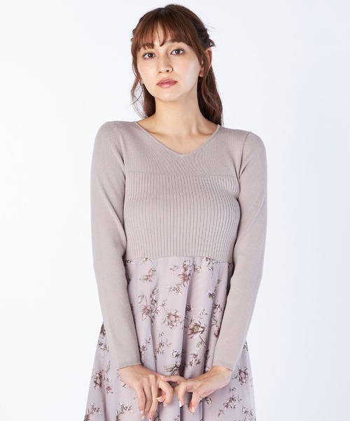 「LAISSE PASSE」 ドッキングワンピース SMALL ライトブルー レディース_画像5