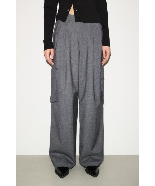 「THROW by SLY」 カーゴパンツ 1 杢グレー レディース_画像4