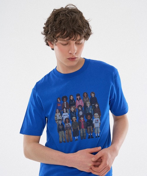 「WISH FOR EVER」 半袖Tシャツ MEDIUM ライトピンク メンズ_画像7