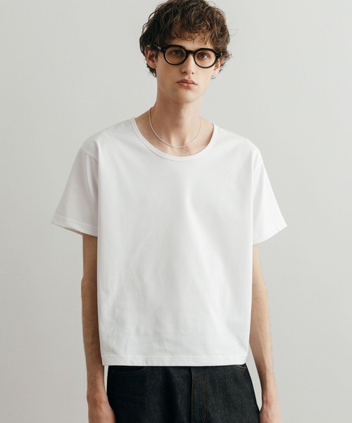 「LURAKU」 半袖Tシャツ L オフホワイト メンズ_画像5