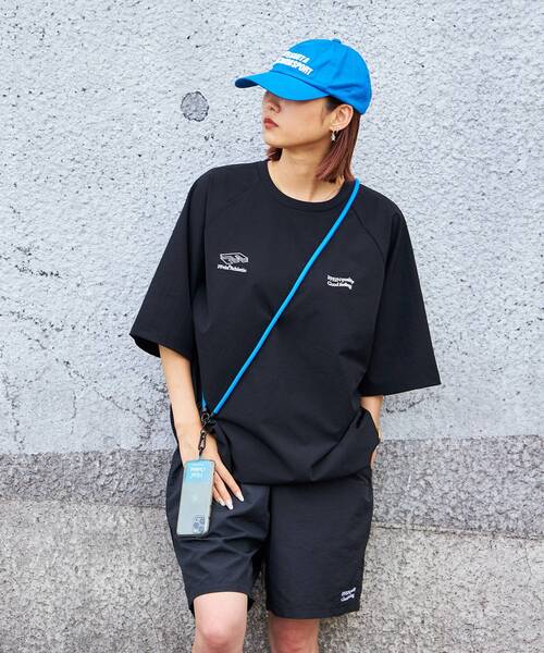 「FFEIN」 半袖Tシャツ SMALL カーキ メンズ_画像2