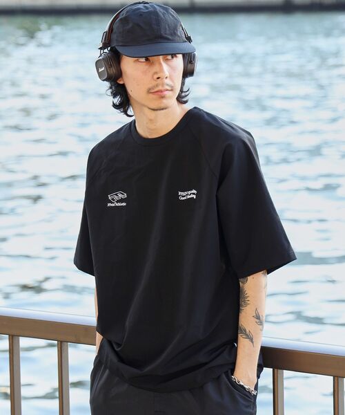 「FFEIN」 半袖Tシャツ SMALL カーキ メンズ_画像9