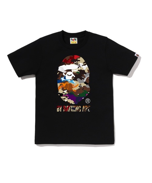 A BATHING APE（アベイシングエイプ） tシャツ 半袖 HYBRID CAMO BY