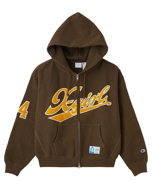 90s USA製 Champion Reverse Weave パーカー XL Champion（チャンピオン） パーカー 裏起毛 X-girl x Champion REVERSE