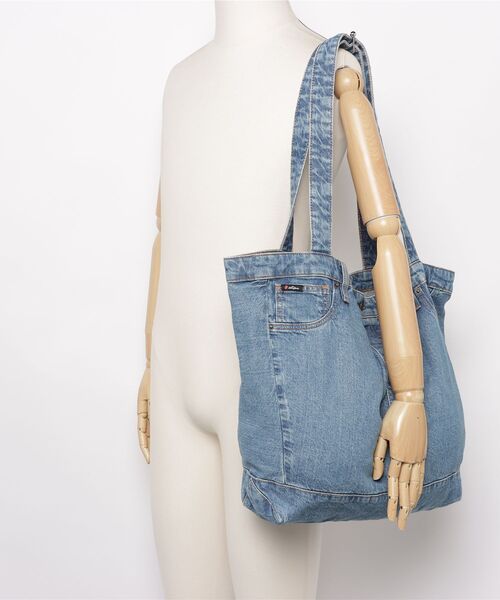 GUESS JEANS デニムトートバッグ GUESS（ゲス） トートバッグ GUESS JEANS Denim Tote トートバッグ