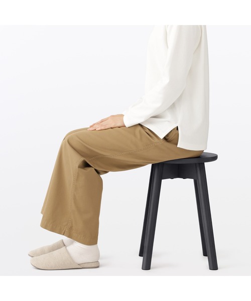 無印良品（MUJI） 家具 木製スツール アッシュ材突板 幅32×奥行32
