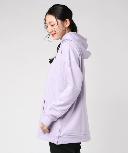 パーカー 【FILA/フィラ】サイドスリットプルオーバーパーカー ビッグシルエット ブランドロゴ 刺繍|ZOZOTOWN PayPayモール店|02
