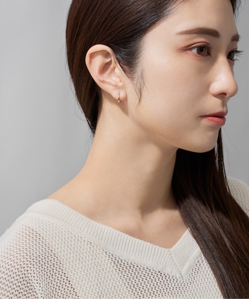Jewel closet by L&Co. ピアス K10 フープ レディース