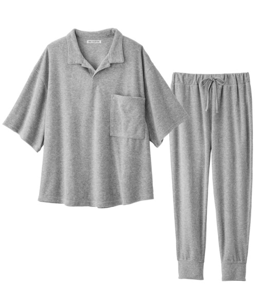 peteralexander グレー ルームウェア パジャマ セットアップ peteralexander グレー ルームウェア パジャマ セットアップ