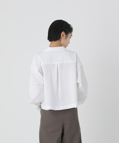 RAKUTAO96928ページ Mame Kurogouchi 3D Knit Ribbed High-Neck Long-Sleeve Sweater
