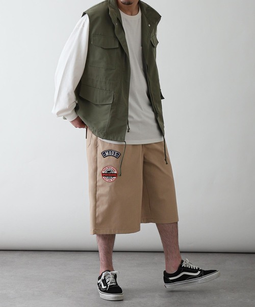 ZIP FIVE（ジップ ファイブ） チノパン ツイル ＆ デニム ワッペン付