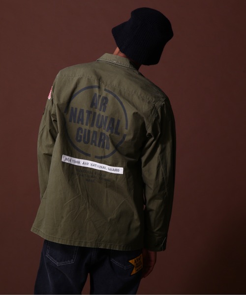 ジャケット ミリタリージャケット メンズ AIR NATIONAL GUARD JUNGLE FATIGUE JACKET / エアーナショナルガード｜zozo｜08