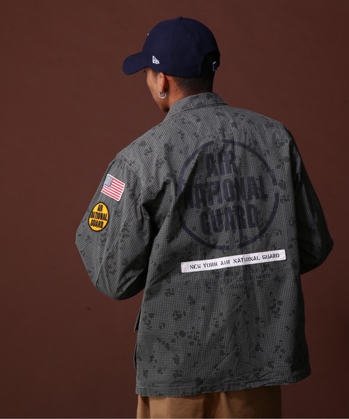 ジャケット ミリタリージャケット メンズ AIR NATIONAL GUARD JUNGLE FATIGUE JACKET / エアーナショナルガード｜zozo｜11