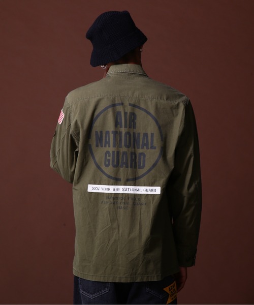 ジャケット ミリタリージャケット メンズ AIR NATIONAL GUARD JUNGLE FATIGUE JACKET / エアーナショナルガード｜zozo｜16