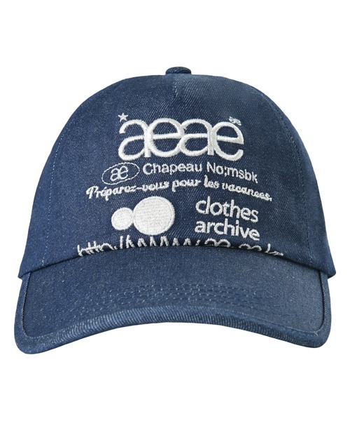 aeae キャップ 帽子 レディース Web Logo 5 Pannel Ball Cap
