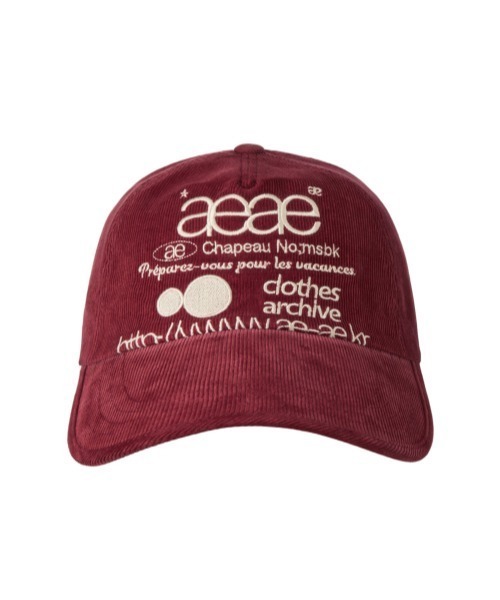 aeae キャップ 帽子 レディース Web Logo 5 Pannel Ball Cap