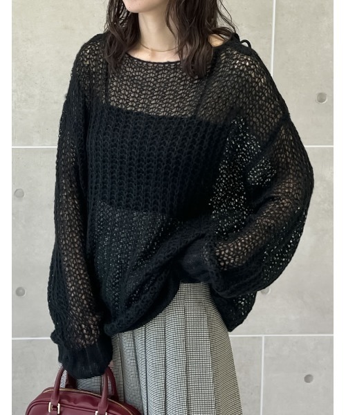 ニット セーター 「2025AW」LACE UP H/G TOPS レースアップ ハイゲージ トップス 秋服 レディース 楽天市場】ニット《ハイゲージベーシックニットトップス 全4