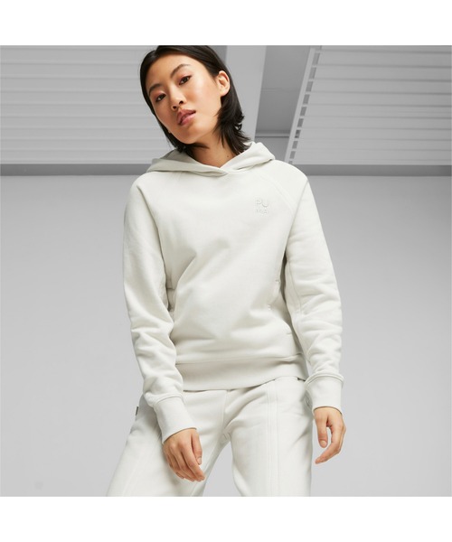 トレーナー スウェット WOMENS スエットフーディー レディース PUMA トレーナー スウェット プーマ ウィメンズ インフューズ