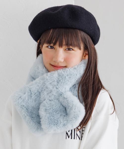 coca（コカ） マフラー キッズ 親子お揃いフェイクファーティペット