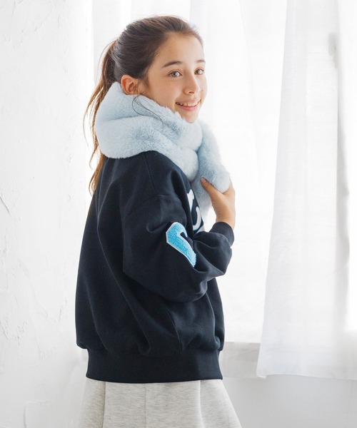 coca（コカ） マフラー キッズ 親子お揃いフェイクファーティペット