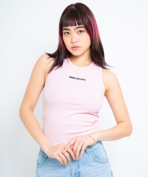 【試着のみ 未使用品】PATOU ロゴ入り　タンクトップ　XSサイズ　ピンク 27685622_57427491_1000.jpg