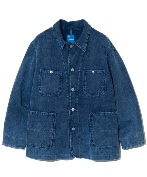 カバーオール Good On/グッドオン HVY COVERALL INDIGO SHAVE メンズ