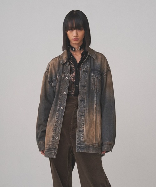 juha / RUST DENIM JACKET/Gジャン/3/デニム/IDG/10200203-1// JUHA（ユハ） デニムジャケット gジャン RUST DENIM JACKET メンズ