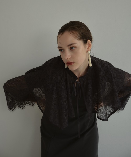 アンドレスド　ANDRESD layered cape dress layered cape dress | ANDRESD