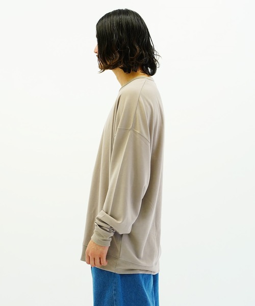 ABC ドルマン　Tシャツ　L 新色追加】ドルマンラインストーン付きロゴTシャツ(カットソー