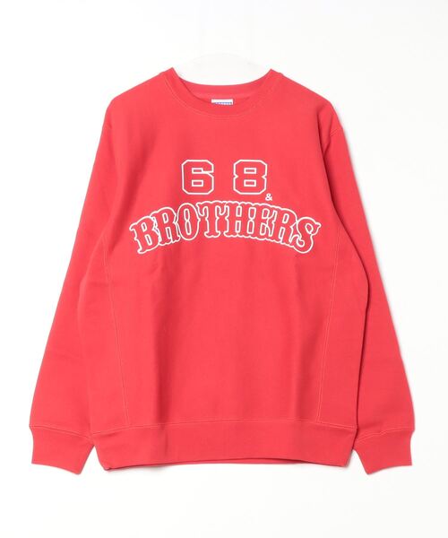 Web限定 スウエットベスト あさプロ 68&brothers（シックスティエイトアンドブラザーズ） トレーナー