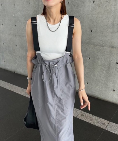 notch. ジャンパースカート 「 notch. by KR 」サスペンダー付きハイ