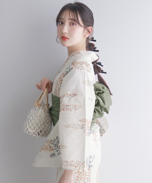 最終お値下げ！新品♪選べるレディース浴衣2点セット （浴衣＋帯） 浴衣 「浴衣/作り帯2点セット」すぐに使える！夏を彩る10色展開