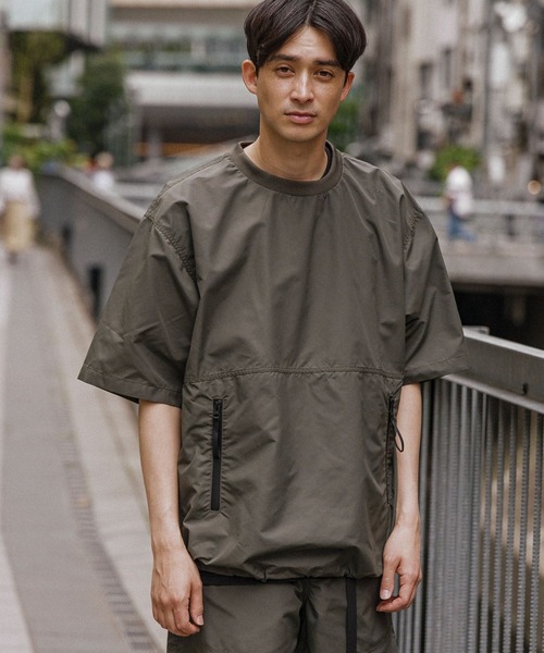 BackChannel バックチャンネル 吸水速乾Tシャツ チャコール L BackChannel バックチャンネル 吸水速乾 ベースボールシャツ
